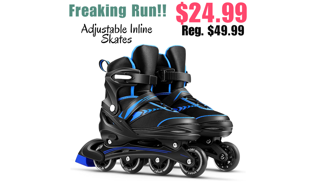 Adjustable Inline Skates Only $24.99 Shipped on Amazon (Regularly $49.99)