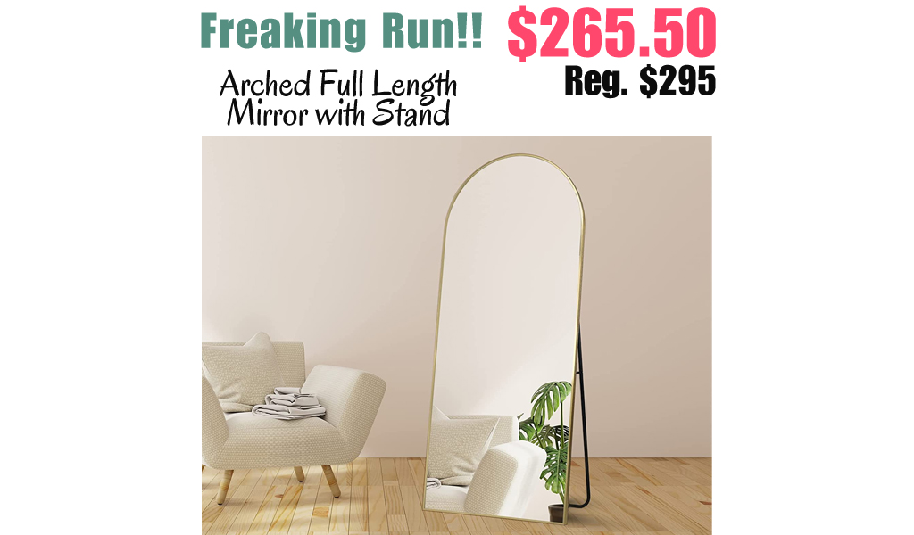 Arched Full Length Mirror with Stand Only $265.50 Shipped on Amazon (Regularly $295)
