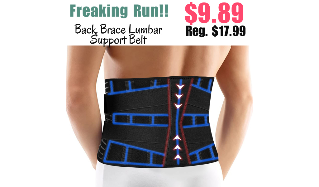 Back Brace Lumbar Support Belt Only $9.89 Shipped on Amazon (Regularly $17.99)