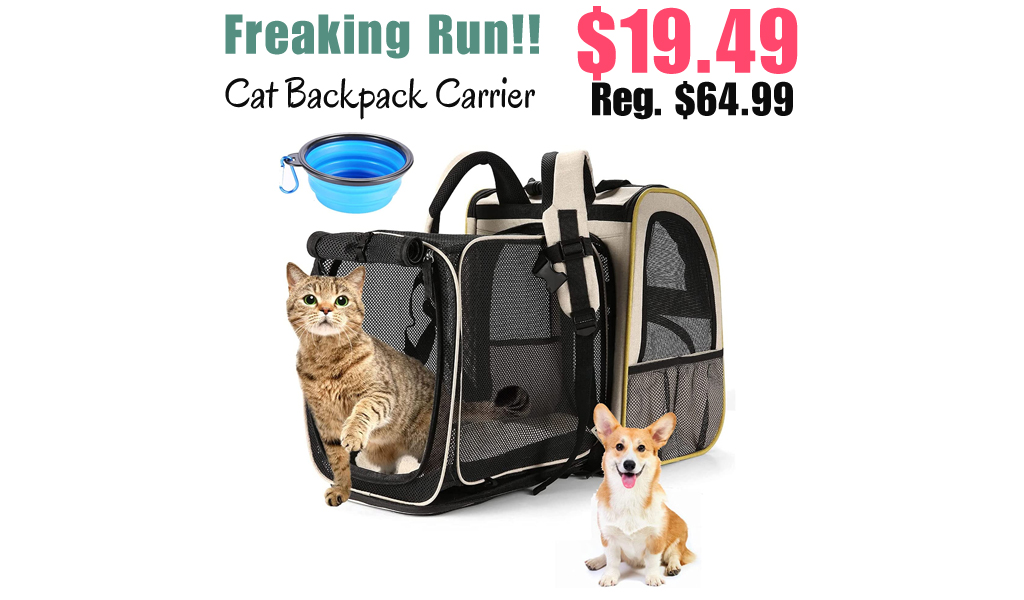 Cat Backpack Carrier Only $19.49 Shipped on Amazon (Regularly $64.99)