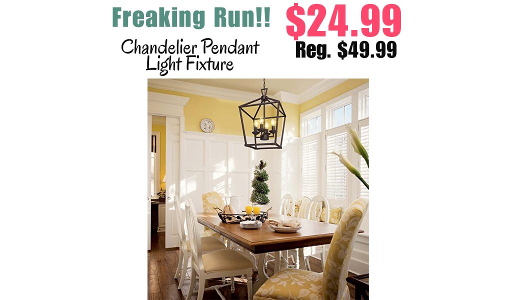 Chandelier Pendant Light Fixture Only $24.99 Shipped on Amazon (Regularly $49.99)