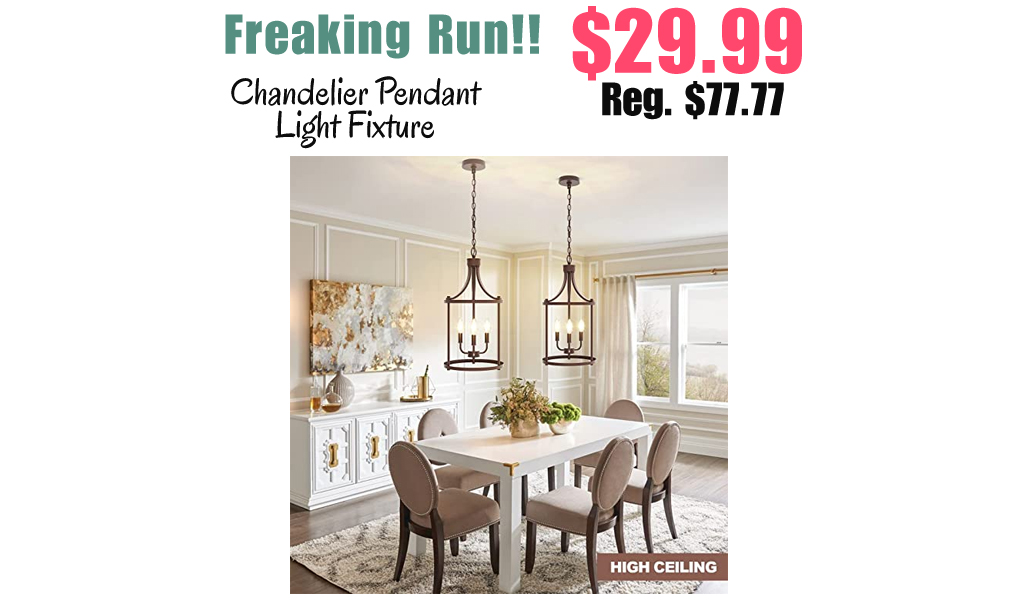 Chandelier Pendant Light Fixture Only $29.99 Shipped on Amazon (Regularly $77.77)