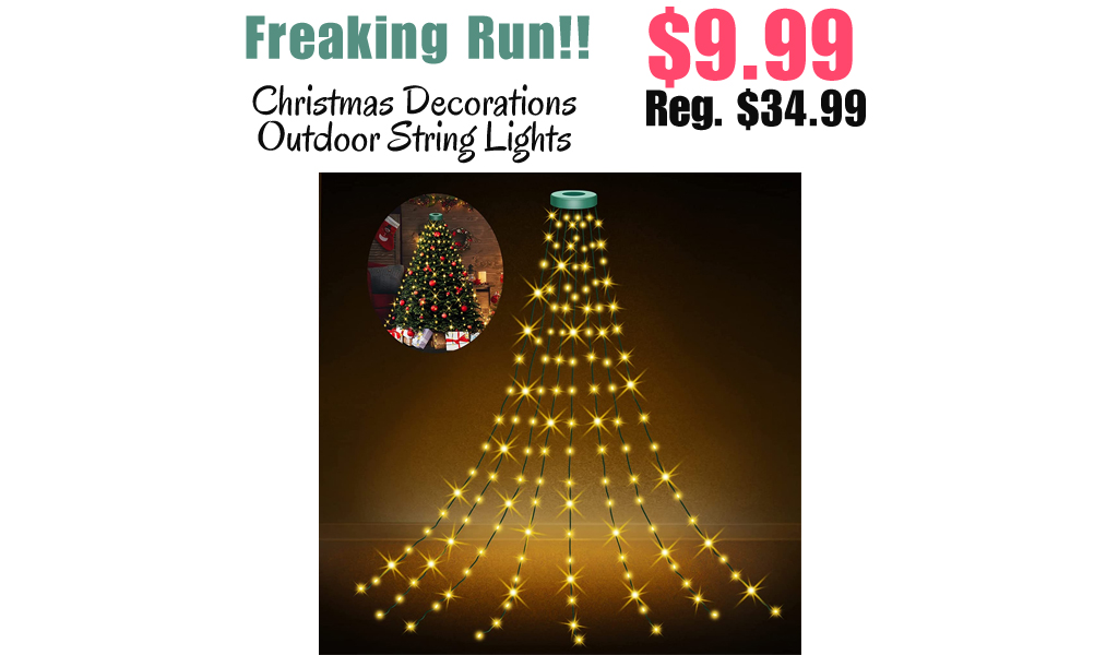 Christmas Decorations Outdoor String Lights Only $9.99 Shipped on Amazon (Regularly $34.99)