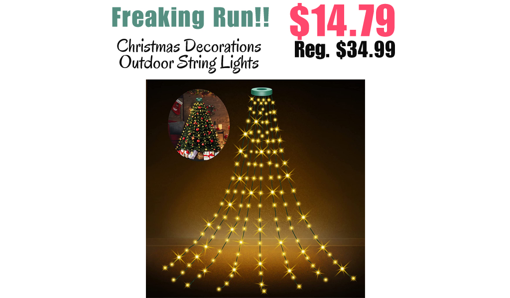 Christmas Decorations Outdoor String Lights Only $14.79 Shipped on Amazon (Regularly $34.99)