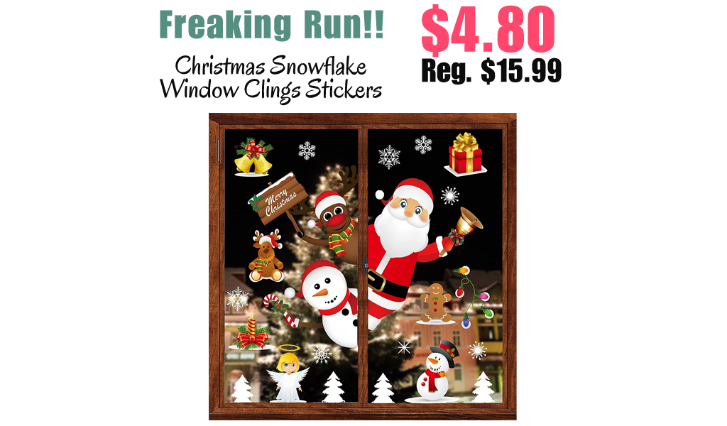 Christmas Snowflake Window Clings Stickers Only $4.80 Shipped on Amazon (Regularly $15.99)