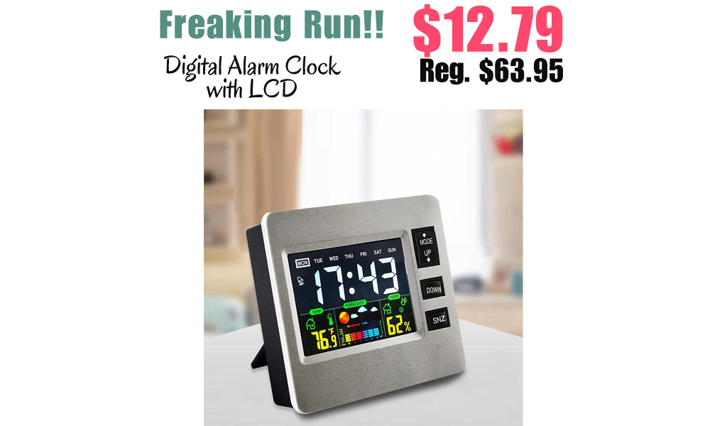Digital Alarm Clock with LCD Only $12.79 Shipped on Amazon (Regularly $63.95)