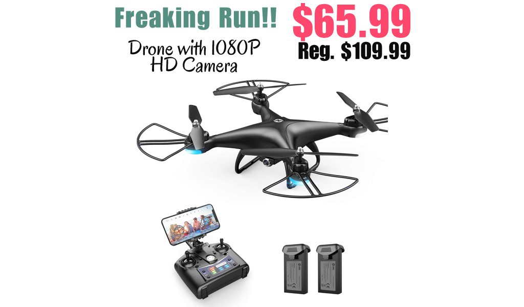 Drone with 1080P HD Camera Only $65.99 Shipped on Amazon (Regularly $109.99)