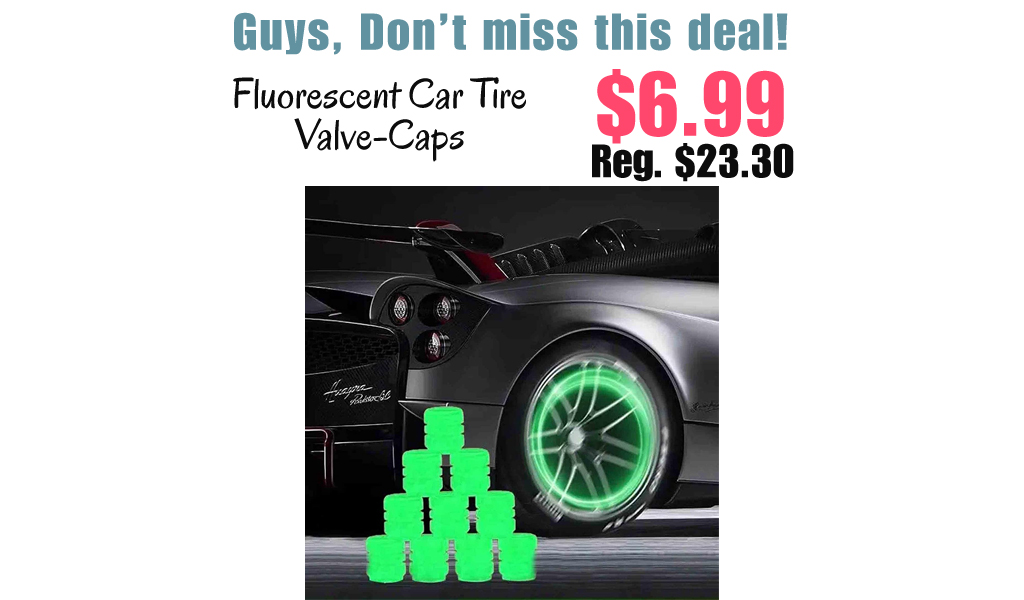 Fluorescent Car Tire Valve-Caps Only $6.99 Shipped on Amazon (Regularly $23.30)