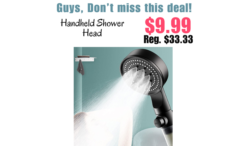 Handheld Shower Head Only $9.99 Shipped on Amazon (Regularly $33.33)