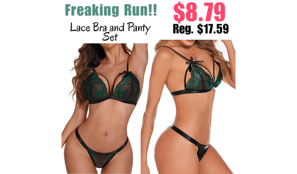 Lace Bra and Panty Set Only $8.79 Shipped on Amazon (Regularly $17.59)