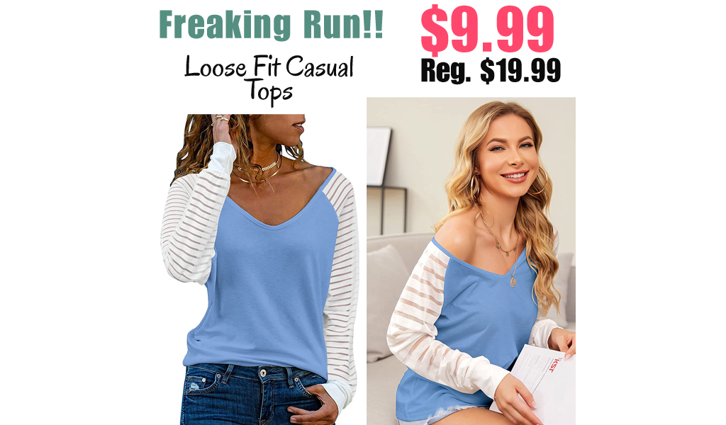 Loose Fit Casual Tops Only $9.99 Shipped on Amazon (Regularly $19.99)