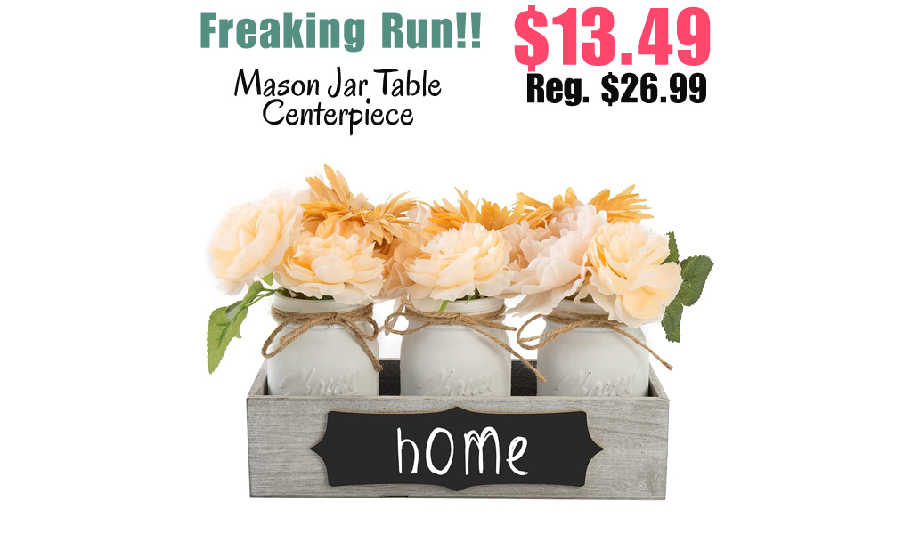 Mason Jar Table Centerpiece Only $13.49 Shipped on Amazon (Regularly $26.99)