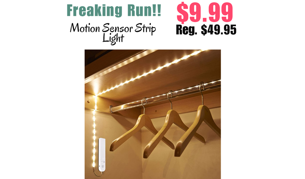 Motion Sensor Strip Light Only $9.99 Shipped on Amazon (Regularly $49.95)