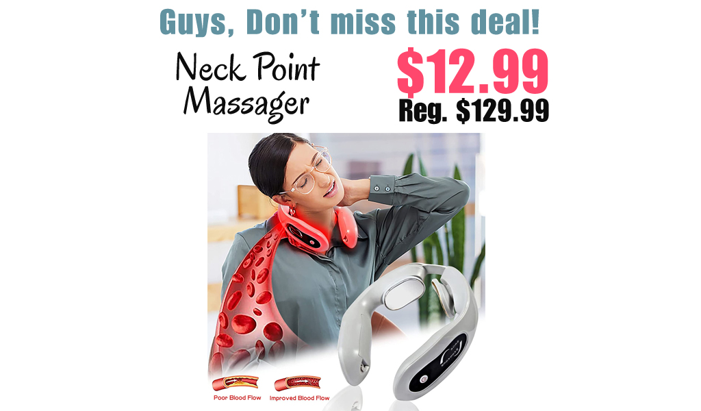 Neck Point Massager Only $12.99 Shipped on Amazon (Regularly $129.99)