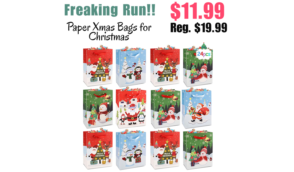 Paper Xmas Bags for Christmas Only $11.99 Shipped on Amazon (Regularly $19.99)