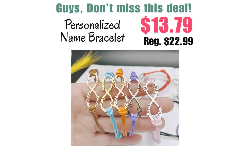 Personalized Name Bracelet Only $13.79 Shipped on Amazon (Regularly $22.99)