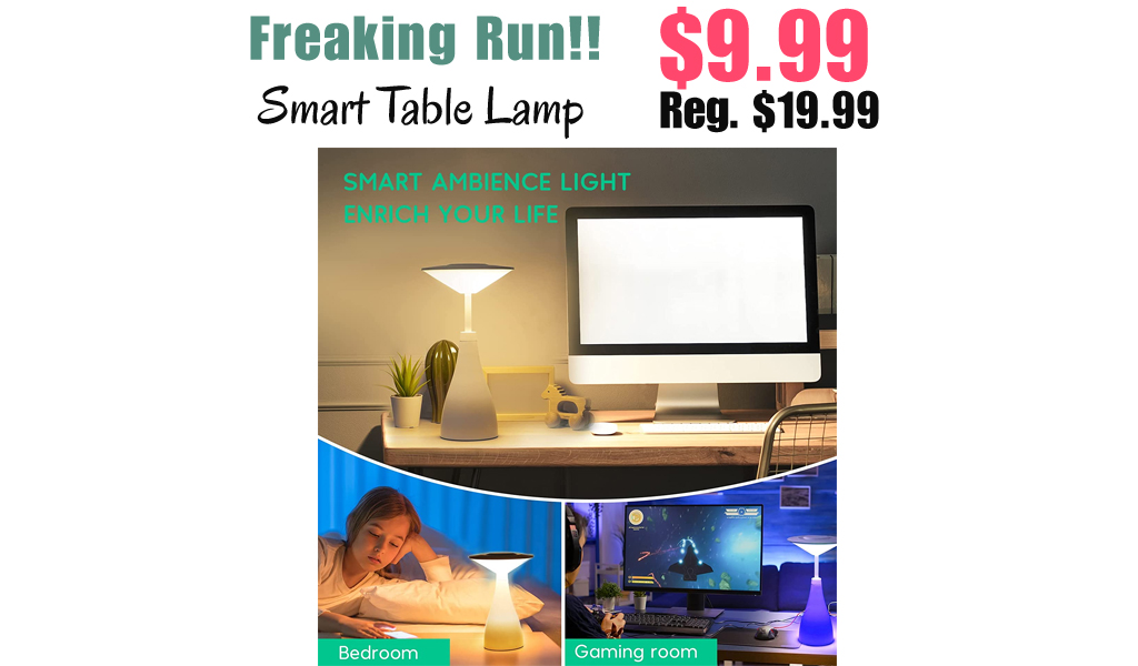 Smart Table Lamp Only $9.99 Shipped on Amazon (Regularly $19.99)