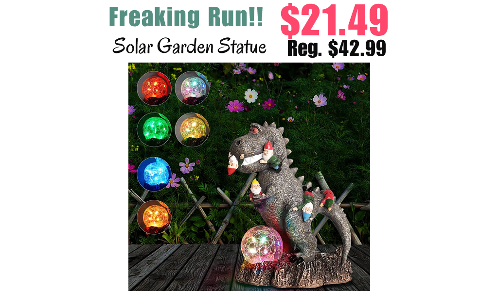 Solar Garden Statue Only $21.49 Shipped on Amazon (Regularly $42.99)