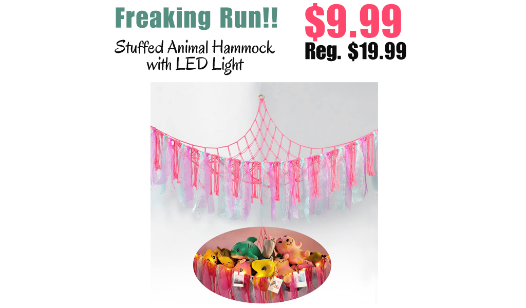 Stuffed Animal Hammock with LED Light Only $9.99 Shipped on Amazon (Regularly $19.99)