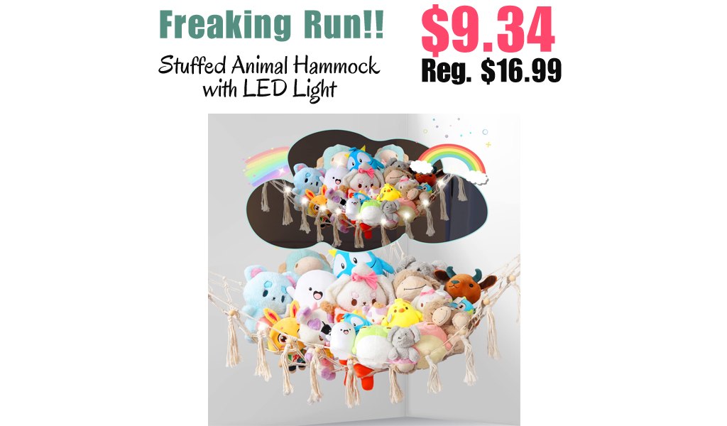 Stuffed Animal Hammock with LED Light Only $9.34 Shipped on Amazon (Regularly $16.99)