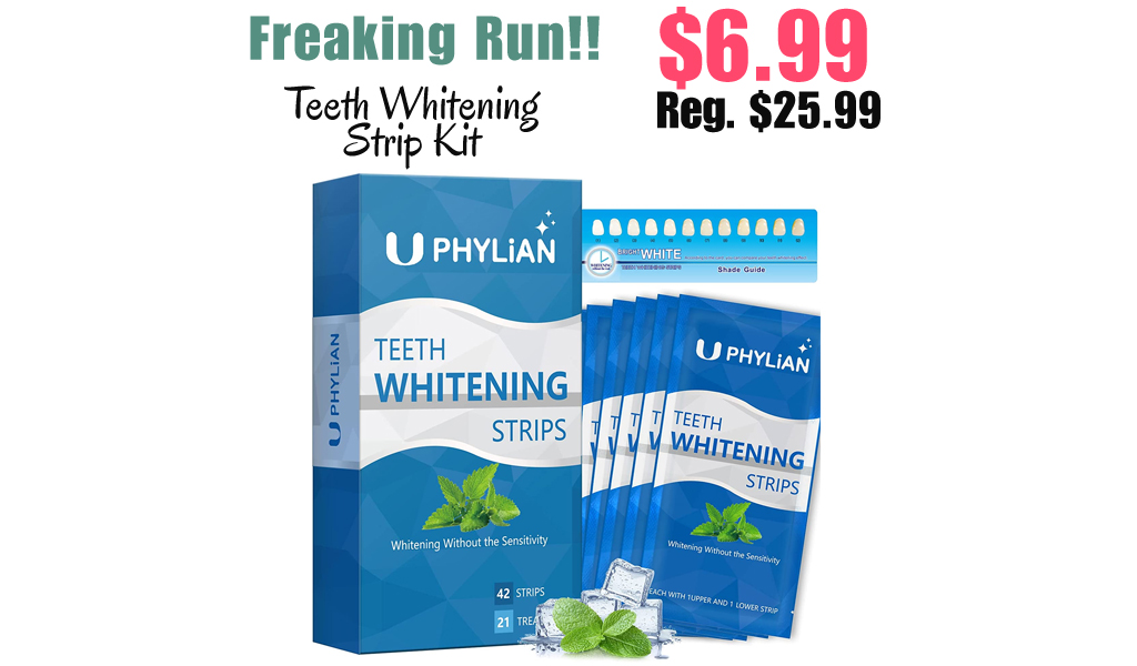 Teeth Whitening Strip Kit Only $6.99 Shipped on Amazon (Regularly $25.99)