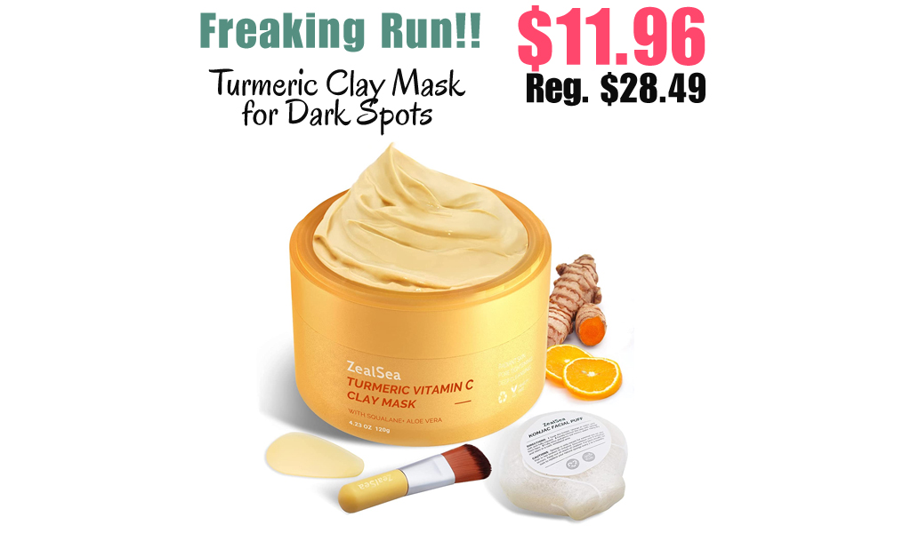 Turmeric Clay Mask for Dark Spots Only $11.96 Shipped on Amazon (Regularly $28.49)