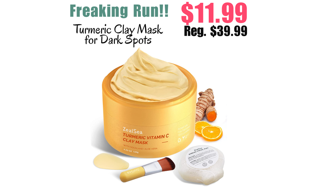 Turmeric Clay Mask for Dark Spots Only $11.99 Shipped on Amazon (Regularly $39.99)