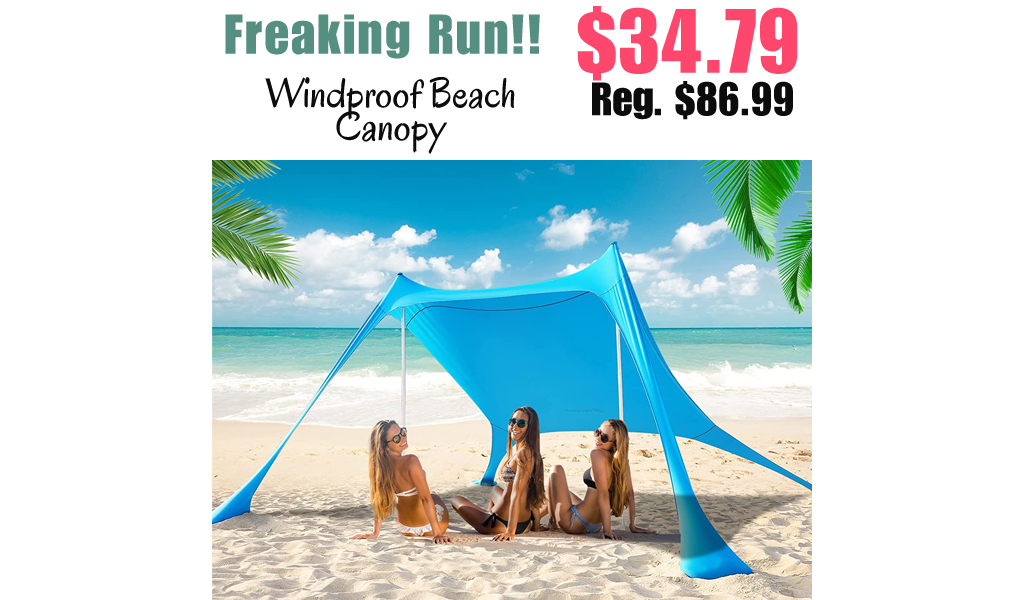 Windproof Beach Canopy Only $34.79 Shipped on Amazon (Regularly $86.99)