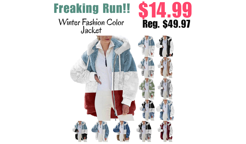 Winter Fashion Color Jacket Only $14.99 Shipped on Amazon (Regularly $49.97)