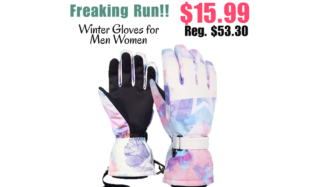 Winter Gloves for Men Women Only $15.99 Shipped on Amazon (Regularly $53.30)