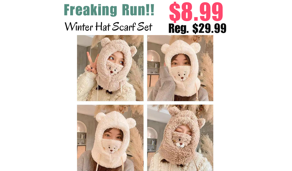 Winter Hat Scarf Set Only $8.99 Shipped on Amazon (Regularly $29.99)