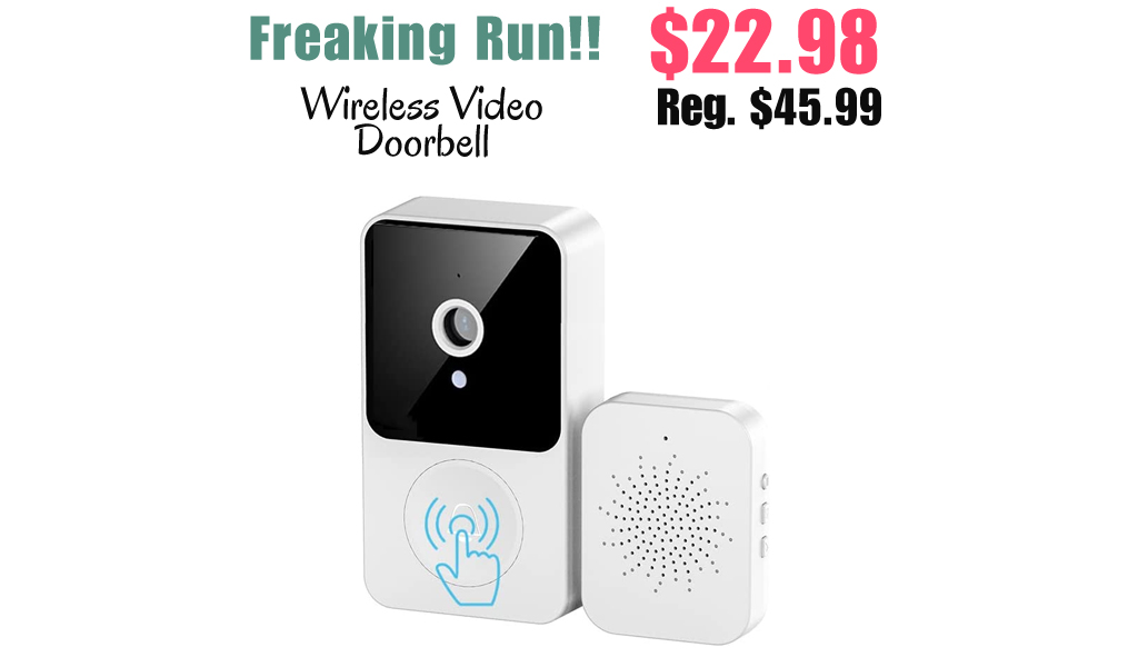 Wireless Video Doorbell Only $22.98 Shipped on Amazon (Regularly $45.99)