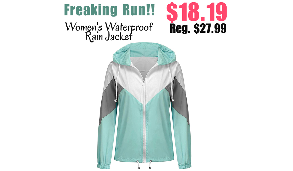 Women's Waterproof Rain Jacket Only $18.19 Shipped on Amazon (Regularly $27.99)