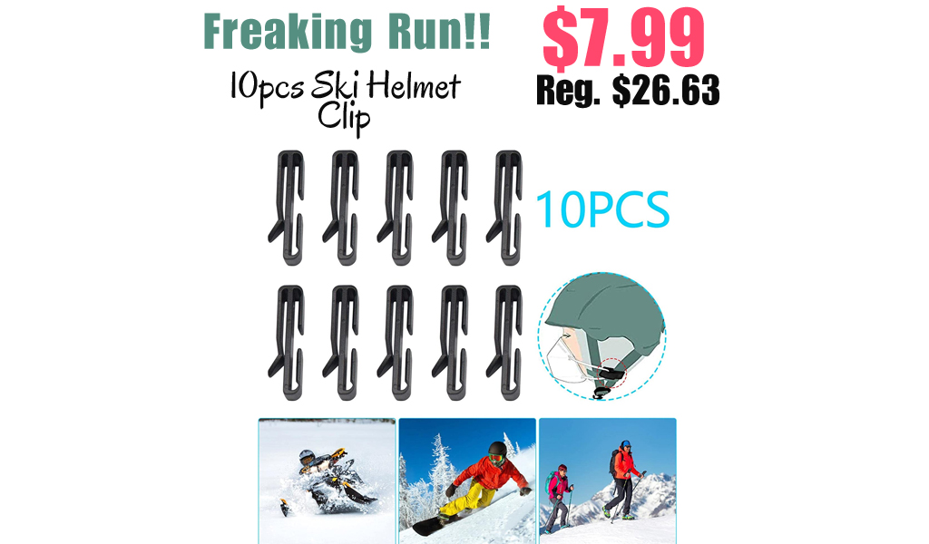 10pcs Ski Helmet Clip Only $7.99 Shipped on Amazon (Regularly $26.63)