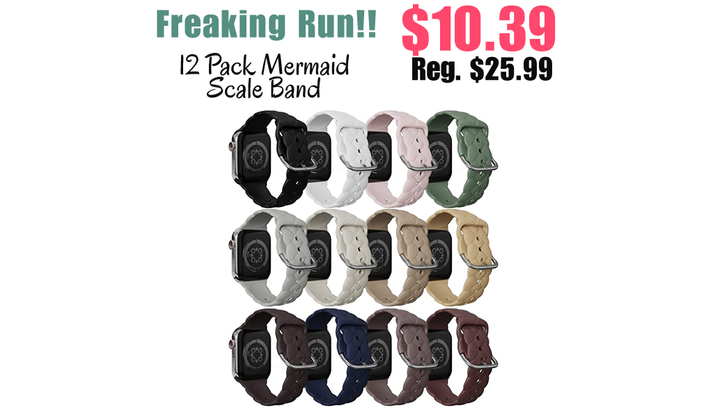 12 Pack Mermaid Scale Band Only $10.39 Shipped on Amazon (Regularly $25.99)