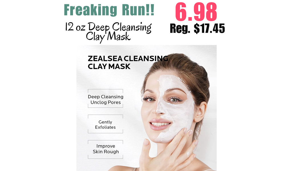12 oz Deep Cleansing Clay Mask Only $6.98 Shipped on Amazon (Regularly $17.45)