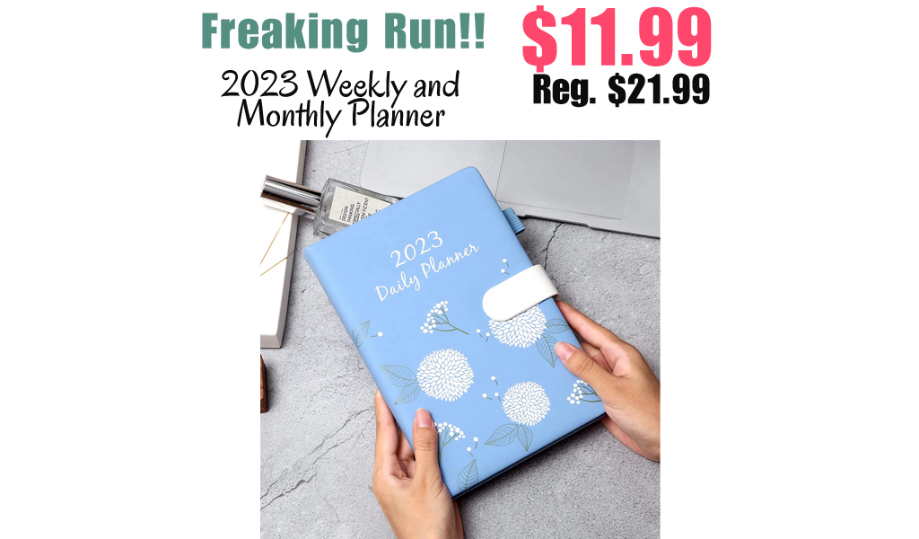 2023 Weekly and Monthly Planner Only $11.99 Shipped on Amazon (Regularly $21.99)