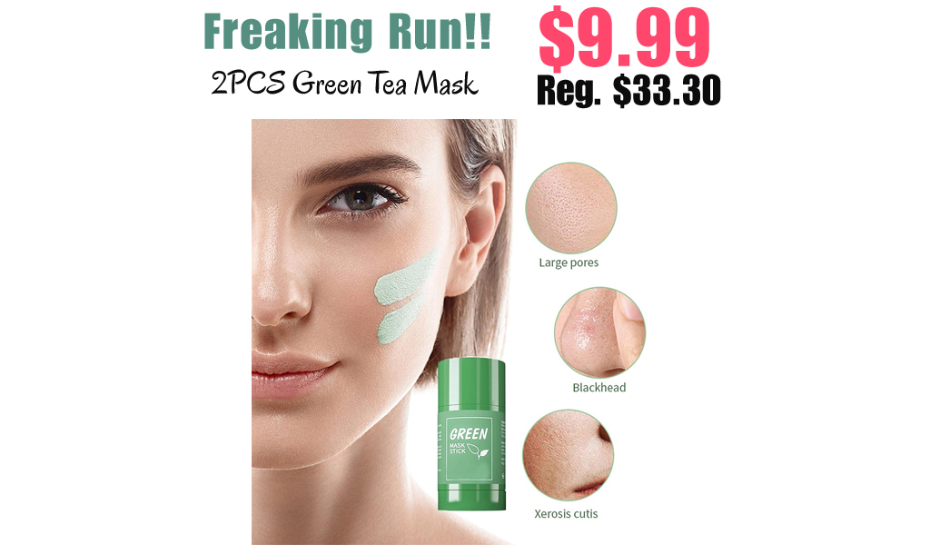 2PCS Green Tea Mask Only $9.99 Shipped on Amazon (Regularly $33.30)