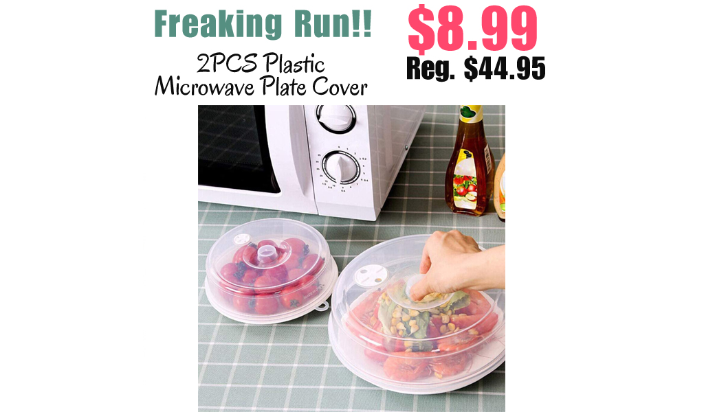 2PCS Plastic Microwave Plate Cover Only $8.99 Shipped on Amazon (Regularly $44.95)