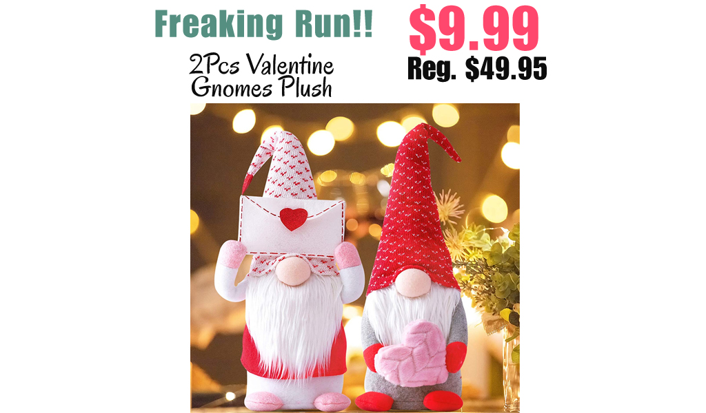 2Pcs Valentine Gnomes Plush Only $9.99 Shipped on Amazon (Regularly $49.95)