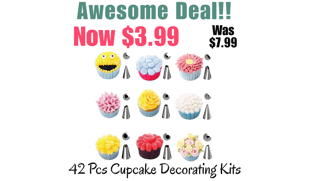 42 Pcs Cupcake Decorating Kits Only $3.99 Shipped on Amazon (Regularly $7.99)