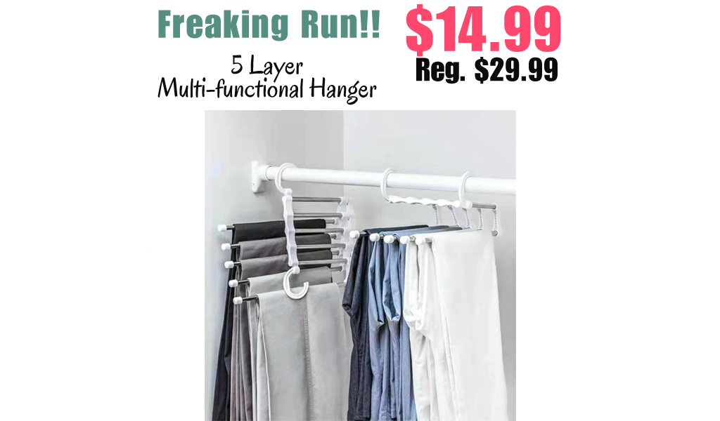 5 Layer Multi-functional Hanger Only $14.99 Shipped (Regularly $29.99)