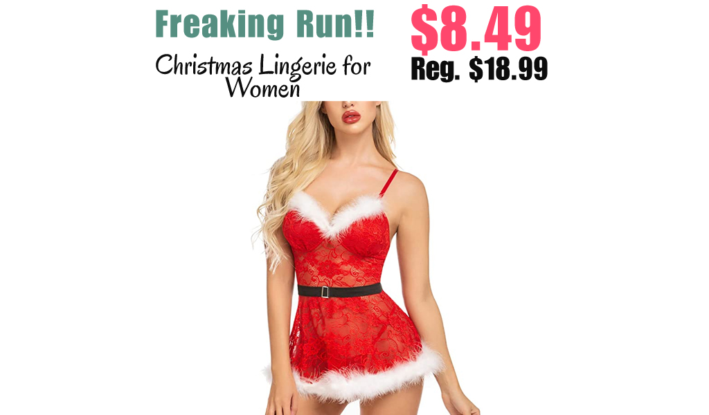 Christmas Lingerie for Women Only $8.49 Shipped on Amazon (Regularly $18.99)