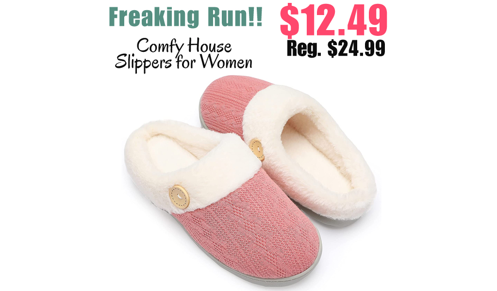 Comfy House Slippers for Women Only $12.49 Shipped on Amazon (Regularly $24.99)