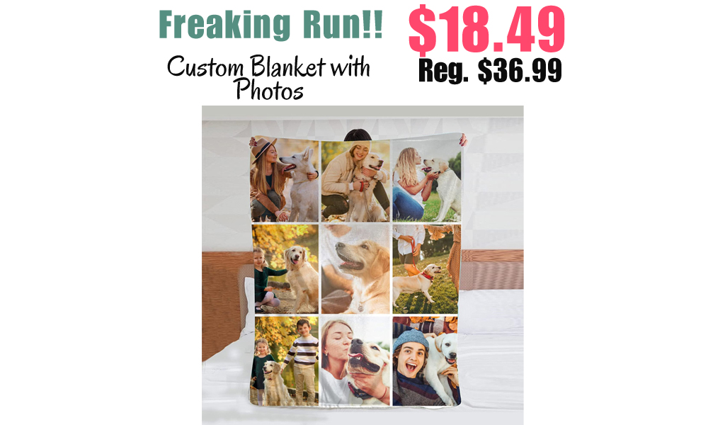 Custom Blanket with Photos Only $18.49 Shipped on Amazon (Regularly $36.99)