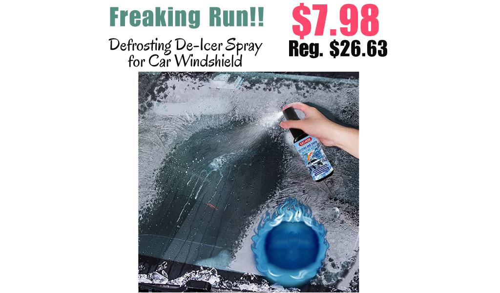 Defrosting De-Icer Spray for Car Windshield Only $7.98 Shipped on Amazon (Regularly $26.63)