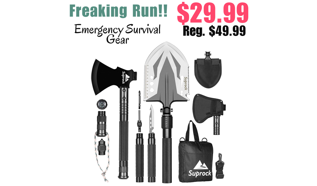 Emergency Survival Gear Only $29.99 Shipped on Amazon (Regularly $49.99)