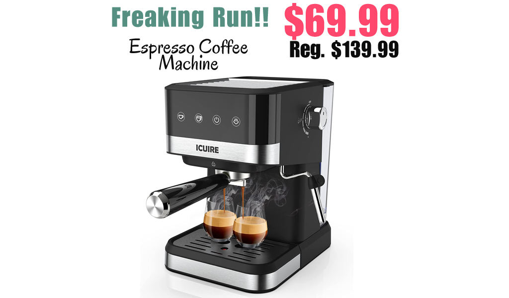 Espresso Coffee Machine Only $69.99 Shipped on Amazon (Regularly $139.99)