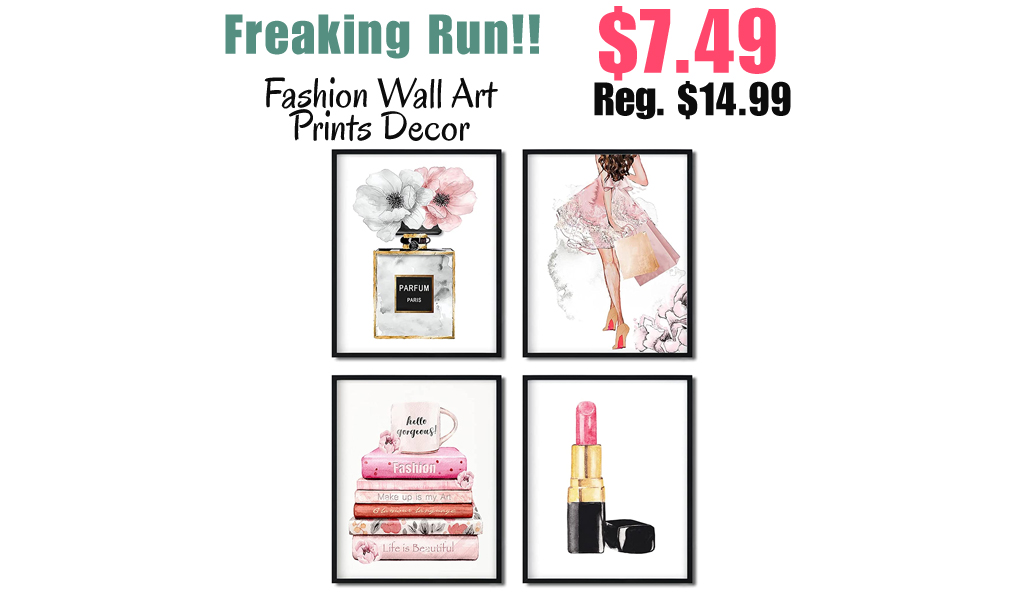 Fashion Wall Art Prints Decor Only $7.49 Shipped on Amazon (Regularly $14.99)