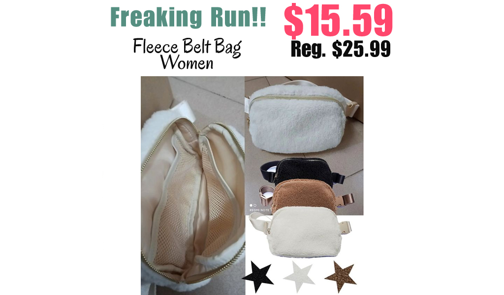 Fleece Belt Bag Women Only $15.59 Shipped on Amazon (Regularly $25.99)